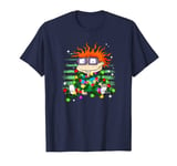 Rugrats Christmas Chuckie Tangled Christmas Lights T-Shirt