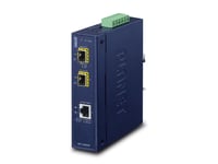 Planet Igt-1205At - Fibermedieomformer - Gige - 10Base-T, 100Base-Tx, 1000Base-T - Rj-45 / Sfp (Mini-Gbic)