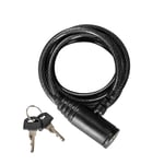 Heavy Duty Bike Lock Easy Bracket Mountable Coil Lock For Bicycle Security