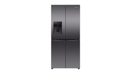 Hisense 483L Quad Door Fridge Freezer With Ice & Water Dispenser - HRCD483TBW