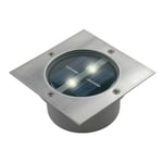 Smartwares Solcellsbelysning Carlo Fyrkantig 5000.198 LED SOLAR GROUNDSPOT SQUARE 10.009.62