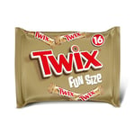 Twix Funsize Chocolate Bars, Bag Fillers, 16 x 20g