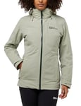 Jack Wolfskin Women's Hunberg 3-in-1 JKT W Jacket, Mint Leaf, S