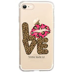 Coque Iphone 7 et 8 love leopard