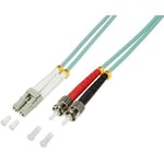 LogiLight Fibre Patch Cable (50/125µ St/LC oM3 2 m