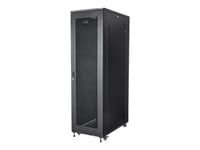 Startech.Com 42U Server Rack Cabinet - 4-Post Adjustable Depth (5.9" To 36.4") It Network Equipment Rack Enclosure With Casters - 2000Lbs (Rk4236bkb) - Rack Skåp - Golvstående - Svart - 42U - 19"