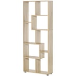 7 Tier Bookshelf with Melamine Surface Foot Pads Anti Tipping