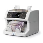 Safescan 2850 Money Counting Machine - Counts Sorted Banknotes - Cash Counting Machine with 3-Point Counterfeit Money Detector - Money Counter Machine - Suitable for the New King Charles Notes