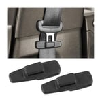 2 Pièces Ajusteurs Ceinture Sécurité Voiture, Clip Ceinture De Sécurité En Abs Ajusteur, Positionneur Clip Ceinture Sécurité, Protecteur De Boucle