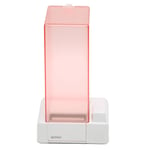 Automatic Cotton Pad Holder Pink Transparent Appearance Easy Take PC Automat FST