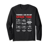 Funny RC Car Driver Things I Do In My Spare Time Long Sleeve T-Shirt