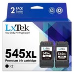 LxTek 545XL Ink Cartridge Replacement for Canon PG-545XL 545 545XL for Canon Pixma MX495 MX490 iP2800 iP2850 MG2400 MG2450 MG2500 MG2550 MG2900 MG2920 MG2550S MG2950S MG3050 (Black,2-Pack)