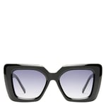 Le Specs Unimaginable Black With Smoke Gradient Lens