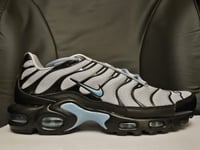 Nike Air Max Plus UK 8 EUR 42.5 Black Grey Blatic Blue HF0665-900