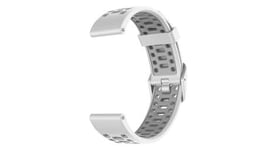 Bracelet de montre coros 20mm silicone blanc