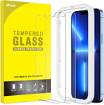 Protection D'écran Pour Iphone 13 Pro Max 6,7 Pouces, Film En Verre Trempé Avec Outil D'installation Facile, Compatible Coque, Transparent Hd, Lot De 2[Ver220557]