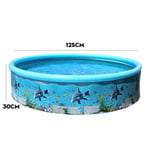 Grande piscine gonflable carrée extérieure pour enfants,baignoire pour bébé et enfant,maison,186x40cm,2021MAX - Type 125 30cm