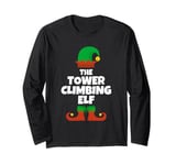 I'm The Tower Climbing Elf Family Pajama Christmas Climber Long Sleeve T-Shirt