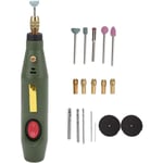 Mini roterande verktyg elektrisk borrslip graver träskärning borrpenna kit set AC 100-240V(E