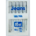 Prym Sewing Machine Needles Sys. 130/705 Jeans 14/90, one Size