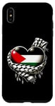 iPhone XS Max Palestine Heart Flag Palestinian Keffiyeh Palestine Case