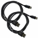 2x USB-C Data Cable USB-C Aluminum Charging Cable for OnePlus 10T 5G