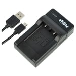 vhbw Chargeur USB 4,2 V ordinateur de vélo/batterie, témoin de charge, compatible avec Bosch 1ICP6/32/39, 150906AAWW017, S6EA