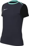 Nike FD7594-454 Dri-FIT Academy Pro 24 SS Top K Sweatshirt Women's Obsidian/Hyper Turq/Black/White Size 2XL