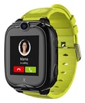 XPLORA XGO 2 - Montre connectée pour Enfants 4G - Appels, Messages, Mode école Enfant, Fonction SOS, localisation GPS, Appareil Photo, lumière LED et podomètre - Garantie de 2 Ans (Vert)