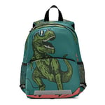 Sac à dos pour enfants avec motif dinosaure, sac d'école maternelle pour tout-petits filles garçons, multicolore, Taille unique, Sac à dos enfant