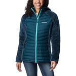 Columbia Women's Powder Lite Sherpa Hybrid Jacket, Puffer Jacket, Night Wave, Size L