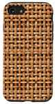 Coque pour iPhone SE (2020) / 7 / 8 Panier en osier esthétique vintage en rotin imprimé bambou