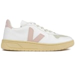 Veja Womens V-10 Trainers - White material_Synthetic_Leather - Size UK 5