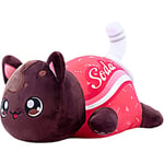 Fyllda kattfigurer Aphmau Meemeows kattmjukdjur, katt Meow Meow mjuk plysch munk hamburgare kattplyschdocka (cola katt, 9,84 tum) Multi-color