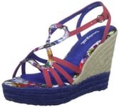 Desigual Women's Toni Blue Klein Wedges 32Ss248503640 6.5 UK, 40 EU