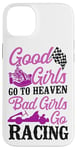 iPhone 14 Plus Go Kart Racing Girl Female Vintage Good Girls Go To Heaven Case