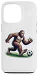 iPhone 13 Pro Bigfoot Playing Soccer Ball Funny Soccer Lover Player Sport Case