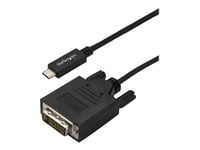 Startech.Com 10Ft (3M) Usb C To Dvi Cable, 1080P (Single Link) Usb Type-C (Dp Alt Mode Hbr2) To Dvi-Digital Video Adapter Cable, Thunderbolt 3 Compatible, Laptop To Dvi Monitor/Display - Usb-C Adapter Cable (Cdp2dvi3mbnl) - Extern Videoadapter - Via