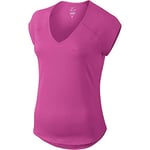 Nike W NKCT Top Pure T-Shirt Femme, Active Fuchsia/Active Fuchsia, FR : XS (Taille Fabricant : XS)