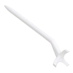 10pcs Plastic Curved Tees White Durable Lightweight Accessory For Training