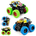 Shayson Jouet Enfant 2 3 4 5 Ans, Voiture Monster Truck, Voiture Enfant Voitures à Friction Jeux Camion Cadeau Enfant pour Les Garçons Fille, 2 Voiture pour Enfant