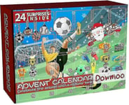 2024 Advent Calendar Football Kit lapsille ja aikuisille Joulu 24 päivän lähtölaskenta kalenteri naisille ja tytöille lahjat keittiöajastin Wind Up Vintage (sky B