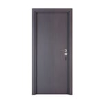 Bloc-porte pose fin de chantier  Premium Miro, H.204 x l.63 cm, aspect chêne cendré, réversible