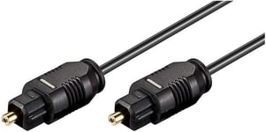 50938 Câble Toslink, Connecteur Optique Numérique Pour Les Données Audio, Noir, 10,0M