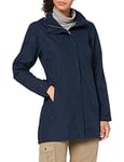 CMP - Veste femme à capuche avec boutons pression, Noir Bleu, XXXL