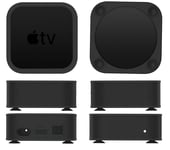 Trolsk Silicone Case (Apple TV 4K (2021)) - kuori - silikoni - Musta