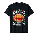 My Christmas Spirit Shepherd's Pie Merry Xmas Men Women Kids T-Shirt