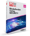 BITDEFENDER TOTAL SECURITY 2024 2025 200mb VPN - 3 PC DEVICES 1 YEAR - DOWNLOAD