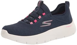 Skechers Femme Go Walk Flex-Lucy Basket, Bleu Marine Textilrand, 42 EU Large