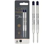 Parker Ballpoint Pen Refills | Medium Point | Black QUINKflow Ink | 2 Count